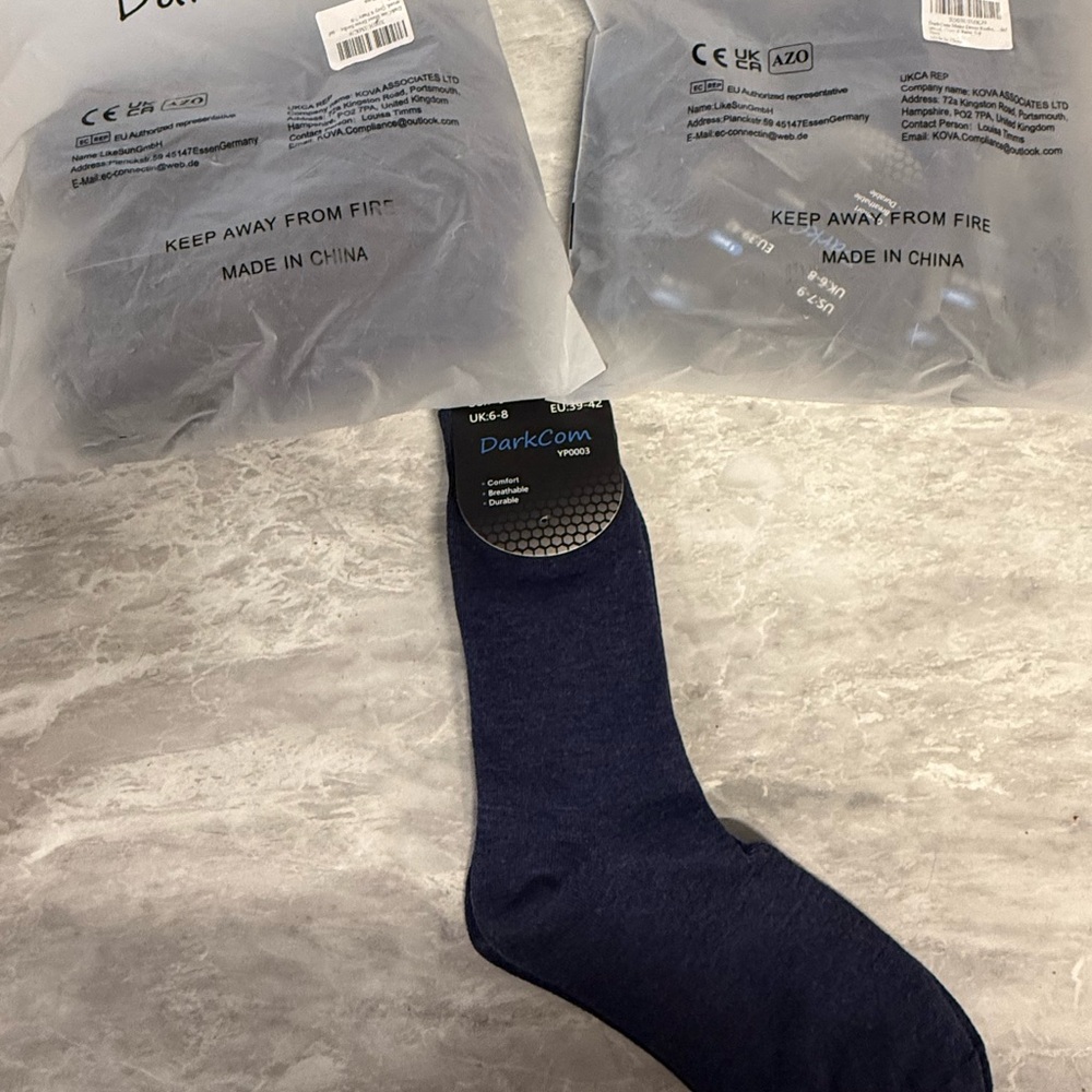 Men's Navy Socks